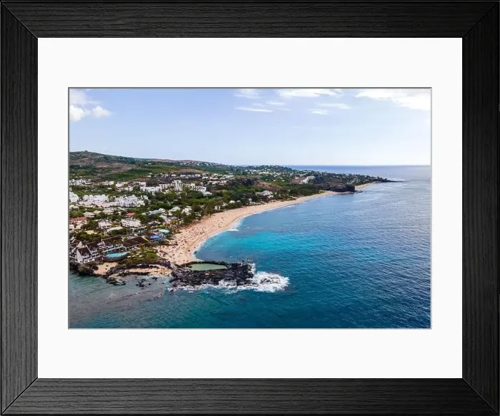 Framed Print : Saint-Gilles, Reunion Island - Boucan Canot beach Framed Print : Saint-Gilles, Reunion Island - Boucan Canot beach