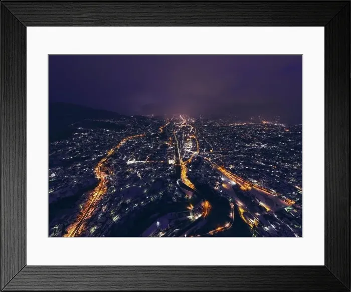Framed Print : Sarajevo city hall or national library in town center aerialhyper lapse or time lapse Framed Print : Sarajevo city hall or national library in town center aerialhyper lapse or time lapse