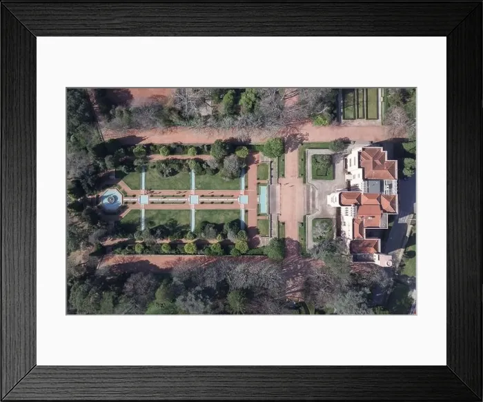 Framed Print : City Park Aerial topdown Photo Framed Print : City Park Aerial topdown Photo