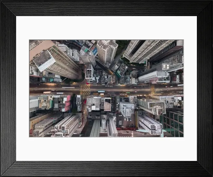 Framed Print : Hong Kong Aerial Photo Framed Print : Hong Kong Aerial Photo