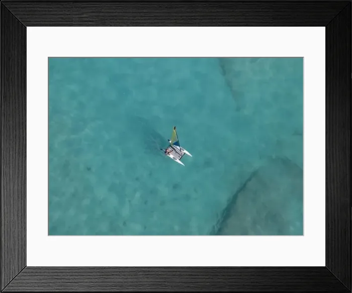 Framed Print : Aerial Topdown Sand Beach Photo Framed Print : Aerial Topdown Sand Beach Photo