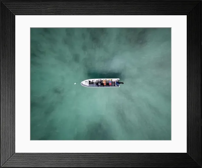 Framed Print : Aerial Nature Beach Drone Photo Framed Print : Aerial Nature Beach Drone Photo