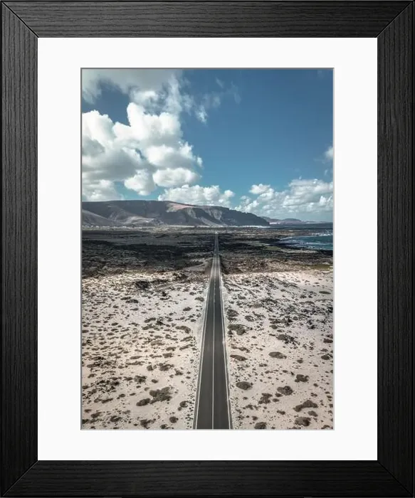 Framed Print : Aerial Drone Photo of Road Framed Print : Aerial Drone Photo of Road