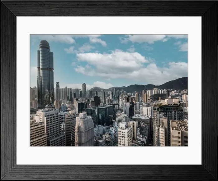 Framed Print : City skyline Skyscrappers Framed Print : City skyline Skyscrappers