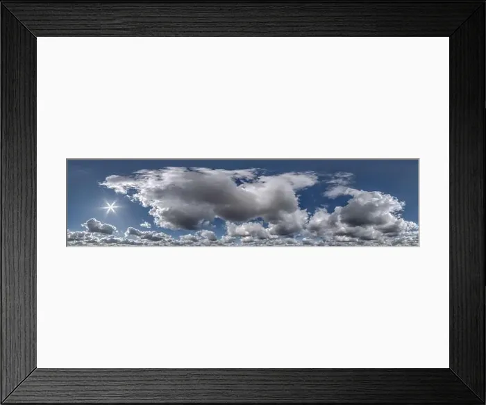 Framed Print : overcast sky with clouds as seamless hdri 360 panorama with zenith in spherical equirectangular projection format use Framed Print : overcast sky with clouds as seamless hdri 360 panorama with zenith in spherical equirectangular projection format use