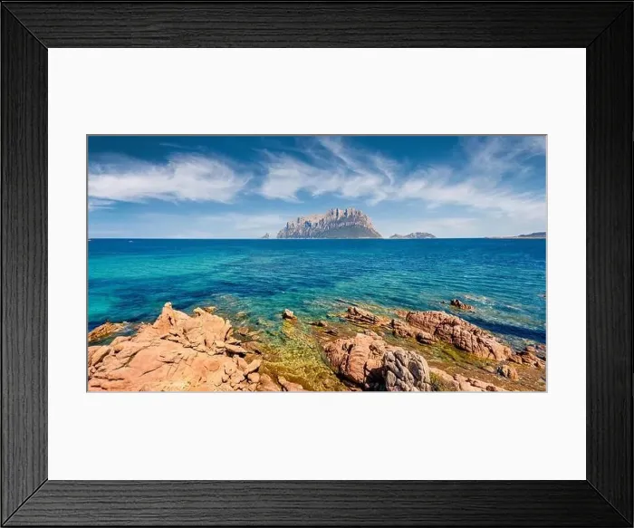 Framed Print : Stunning morning view from flying drone of Spiaggia Del Dottore beach Framed Print : Stunning morning view from flying drone of Spiaggia Del Dottore beach