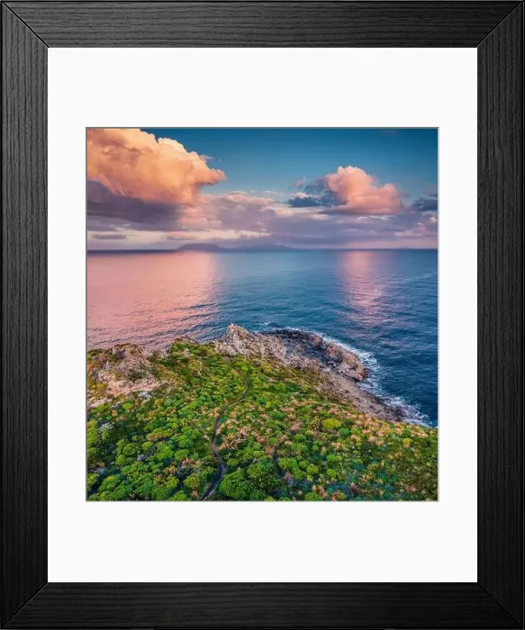 Framed Print : Aerial landscape photography. Attractive view from flying drone of Pool Of Venus Framed Print : Aerial landscape photography. Attractive view from flying drone of Pool Of Venus