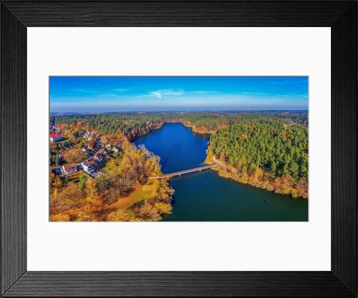 Framed Print : Olsztyn, Lake Długie Framed Print : Olsztyn, Lake Długie