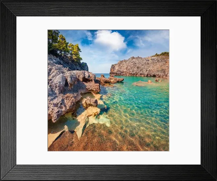 Framed Print : Astonishing morning view of Stelolinari beach Framed Print : Astonishing morning view of Stelolinari beach
