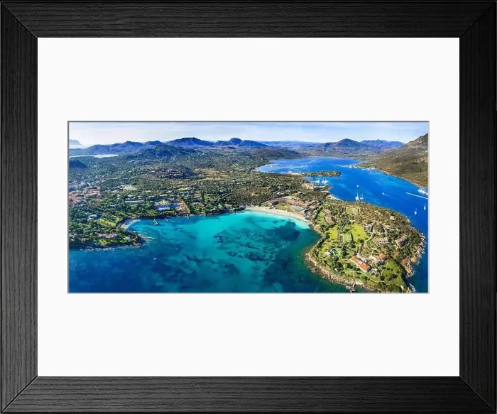 Framed Print : Italy summer holidyas. Sardegna island - stunning Emerald coast (costa smeralda) with beautiful beaches Framed Print : Italy summer holidyas. Sardegna island - stunning Emerald coast (costa smeralda) with beautiful beaches