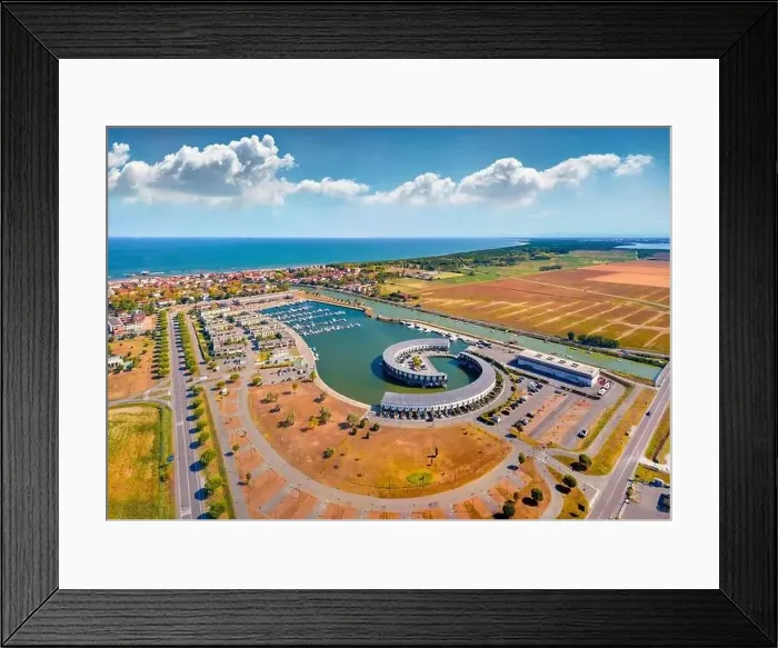 Framed Print : Magnificent summer view of Casal Borsetti port Framed Print : Magnificent summer view of Casal Borsetti port