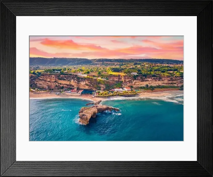 Framed Print : View from flying drone of Riachi rocks Framed Print : View from flying drone of Riachi rocks