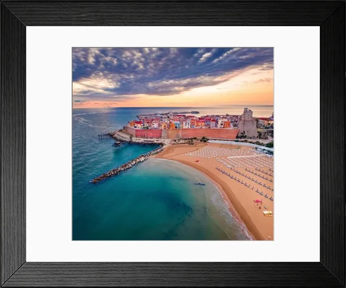 Framed Print : Fantastic summer view of Sant'Antonio beach Framed Print : Fantastic summer view of Sant'Antonio beach