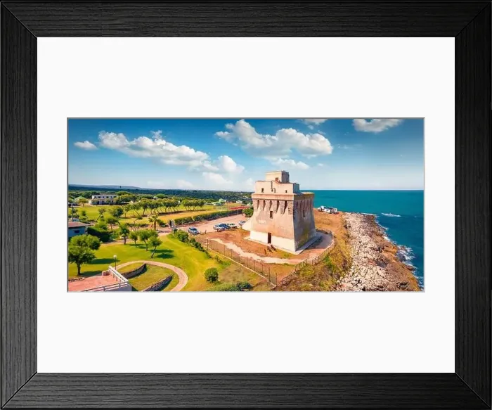 Framed Print : View from flying drone of Torre Mileto tower Framed Print : View from flying drone of Torre Mileto tower