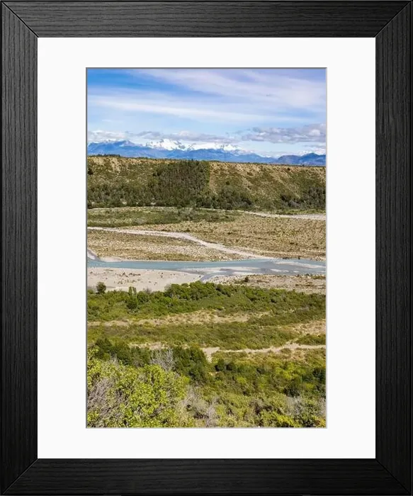Framed Print : Turquoise creek flowing to the beautiful Lago General Carrera in southern Chile - Traveling the Carretera Austral Framed Print : Turquoise creek flowing to the beautiful Lago General Carrera in southern Chile - Traveling the Carretera Austral