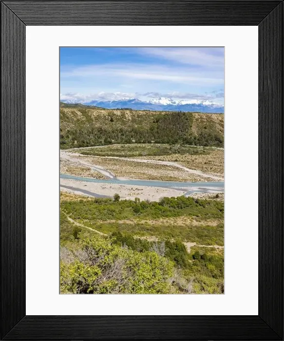 Framed Print : Turquoise creek flowing to the beautiful Lago General Carrera in southern Chile - Traveling the Carretera Austral Framed Print : Turquoise creek flowing to the beautiful Lago General Carrera in southern Chile - Traveling the Carretera Austral