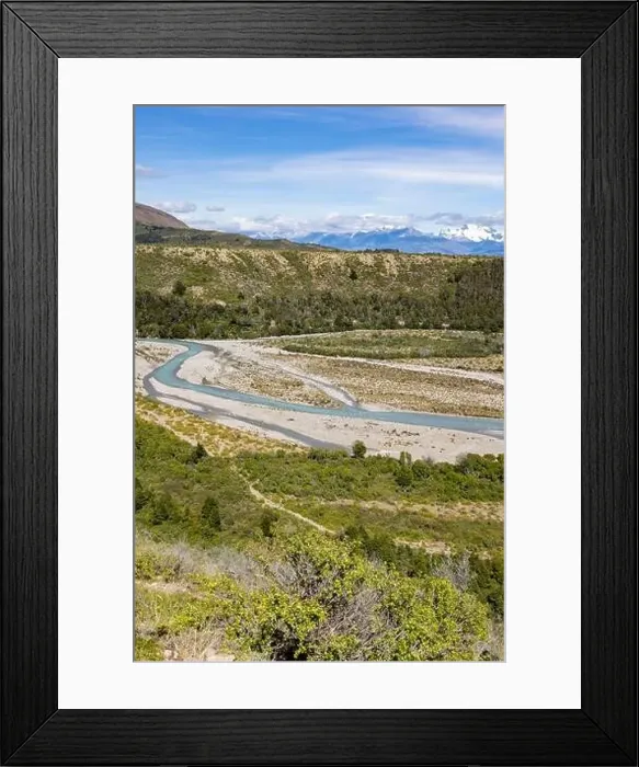 Framed Print : Turquoise creek flowing to the beautiful Lago General Carrera in southern Chile - Traveling the Carretera Austral Framed Print : Turquoise creek flowing to the beautiful Lago General Carrera in southern Chile - Traveling the Carretera Austral