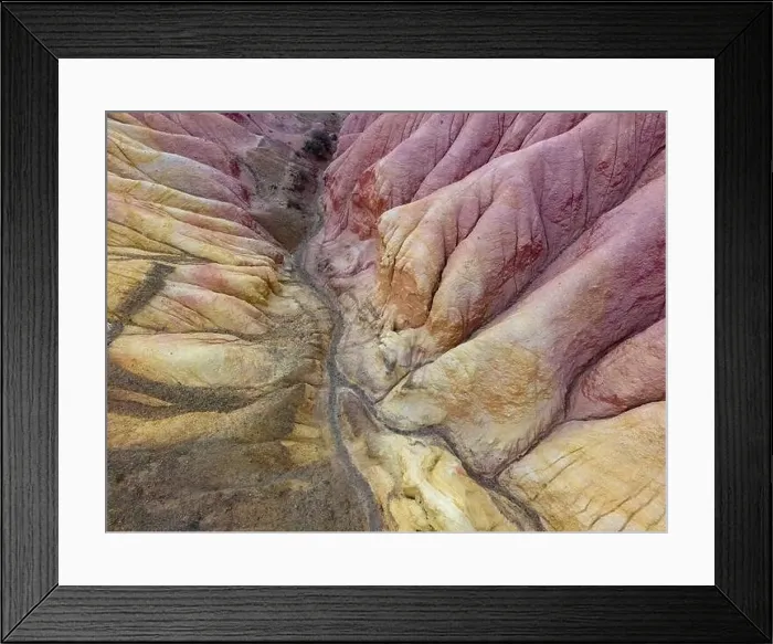Framed Print : Aerial view of the stunning landscape of Tierra de Colores in Parque Patagonia in Argentina, South America Framed Print : Aerial view of the stunning landscape of Tierra de Colores in Parque Patagonia in Argentina, South America