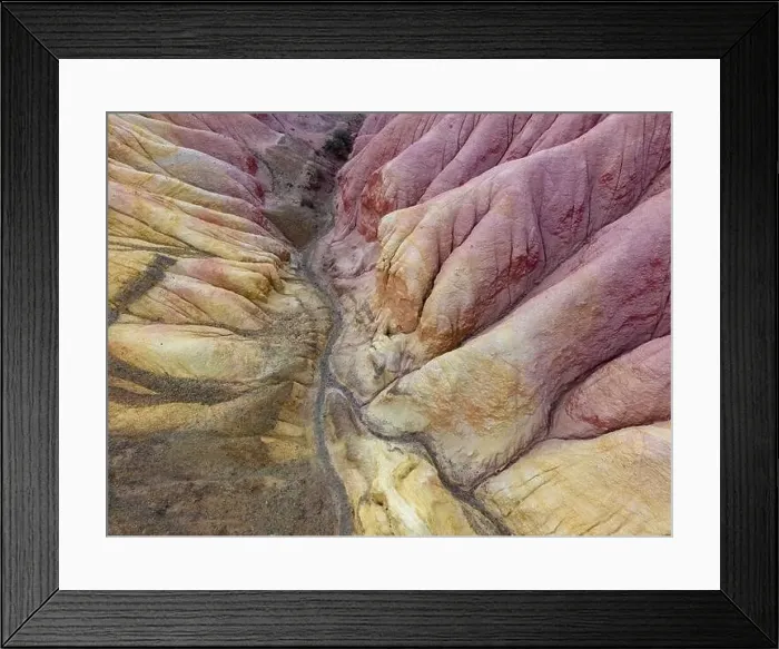 Framed Print : Aerial view of the stunning landscape of Tierra de Colores in Parque Patagonia in Argentina, South America Framed Print : Aerial view of the stunning landscape of Tierra de Colores in Parque Patagonia in Argentina, South America