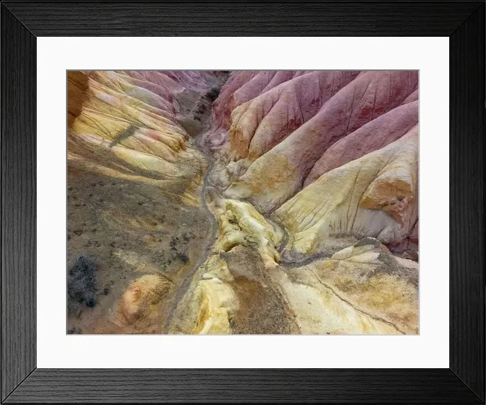 Framed Print : Aerial view of the stunning landscape of Tierra de Colores in Parque Patagonia in Argentina, South America Framed Print : Aerial view of the stunning landscape of Tierra de Colores in Parque Patagonia in Argentina, South America