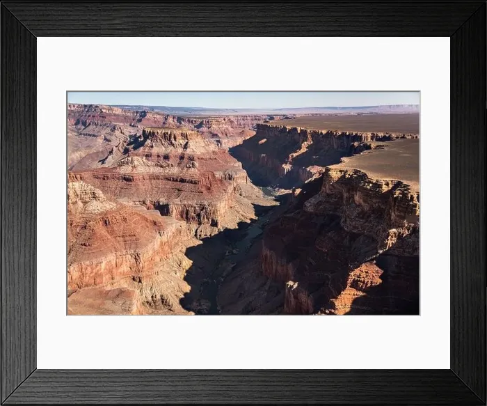 Framed Print : Grand Canyon Sout Rim, California, USA. Aerial view from helicopter Framed Print : Grand Canyon Sout Rim, California, USA. Aerial view from helicopter