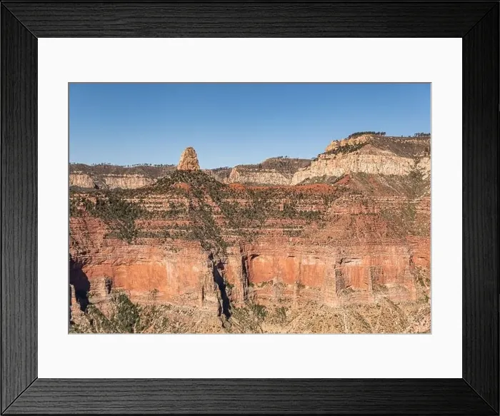 Framed Print : Grand Canyon Sout Rim, California, USA. Aerial view from helicopter Framed Print : Grand Canyon Sout Rim, California, USA. Aerial view from helicopter