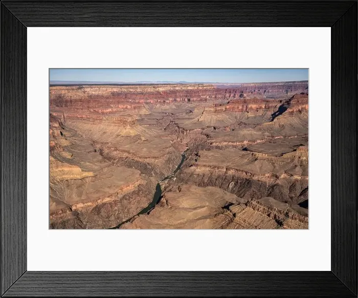 Framed Print : Grand Canyon Sout Rim, California, USA. Aerial view from helicopter Framed Print : Grand Canyon Sout Rim, California, USA. Aerial view from helicopter