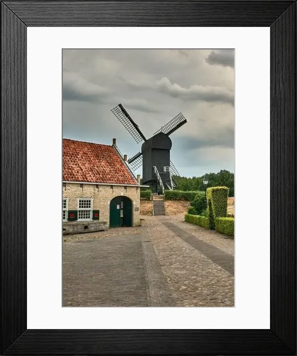Framed Print : idyllic dutch fortress village of bourtange in summer Framed Print : idyllic dutch fortress village of bourtange in summer