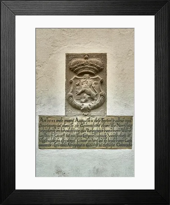 Framed Print : idyllic dutch fortress village of bourtange in summer Framed Print : idyllic dutch fortress village of bourtange in summer