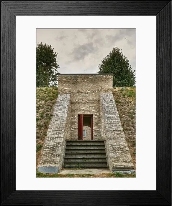 Framed Print : idyllic dutch fortress village of bourtange in summer Framed Print : idyllic dutch fortress village of bourtange in summer