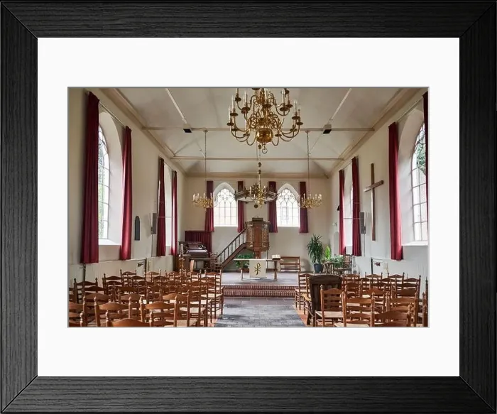 Framed Print : idyllic dutch fortress village of bourtange in summer Framed Print : idyllic dutch fortress village of bourtange in summer