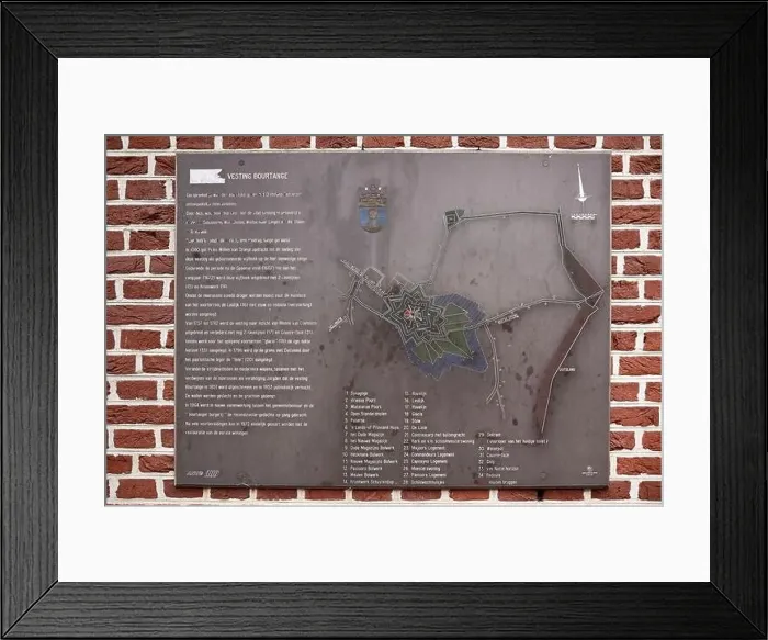 Framed Print : idyllic dutch fortress village of bourtange in summer Framed Print : idyllic dutch fortress village of bourtange in summer