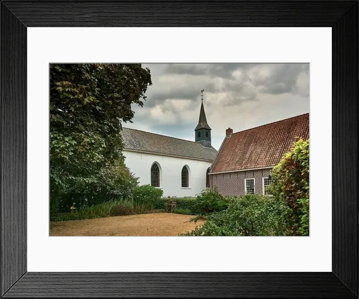 Framed Print : idyllic dutch fortress village of bourtange in summer Framed Print : idyllic dutch fortress village of bourtange in summer