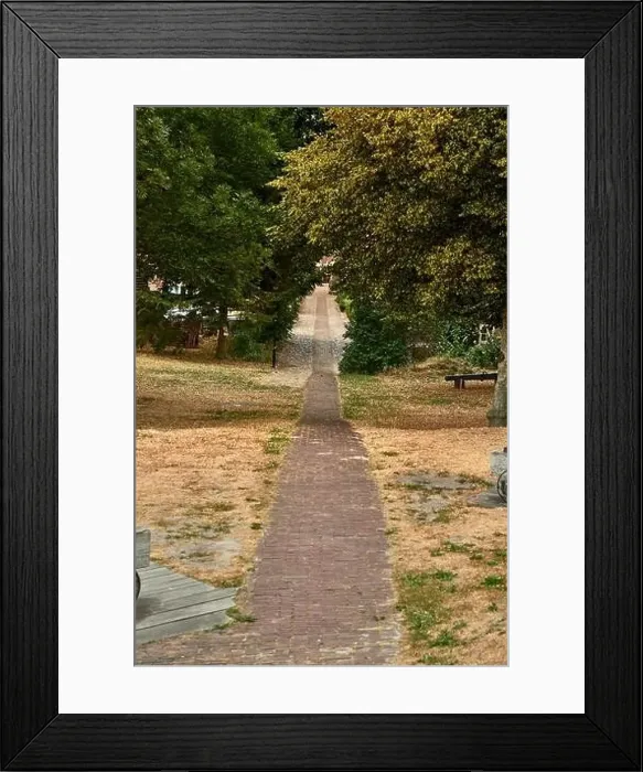 Framed Print : idyllic dutch fortress village of bourtange in summer Framed Print : idyllic dutch fortress village of bourtange in summer