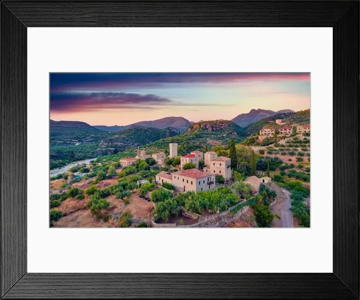 Framed Print : Gorgeous summer view of Mourtzinos Tower Framed Print : Gorgeous summer view of Mourtzinos Tower