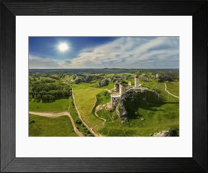 Framed Print : Trail of the Eagles Nests - Olsztyn near Częstochowa Framed Print : Trail of the Eagles Nests - Olsztyn near Częstochowa