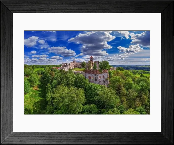 Framed Print : Trail of the Eagles Nests - Tenczyn Castle in Rudno Framed Print : Trail of the Eagles Nests - Tenczyn Castle in Rudno