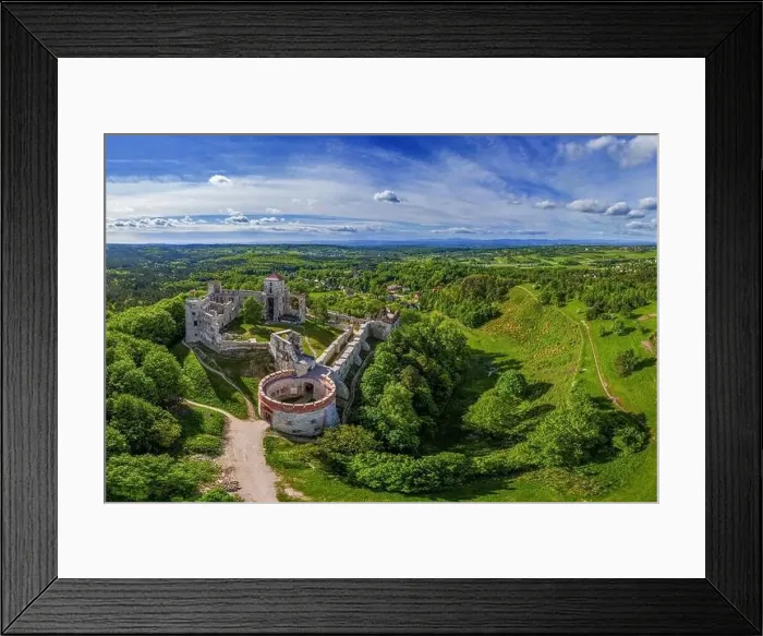 Framed Print : Trail of the Eagles Nests - Tenczyn Castle in Rudno Framed Print : Trail of the Eagles Nests - Tenczyn Castle in Rudno