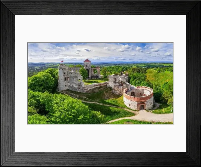Framed Print : Trail of the Eagles Nests - Tenczyn Castle in Rudno Framed Print : Trail of the Eagles Nests - Tenczyn Castle in Rudno