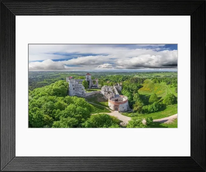 Framed Print : Trail of the Eagles Nests - Tenczyn Castle in Rudno Framed Print : Trail of the Eagles Nests - Tenczyn Castle in Rudno