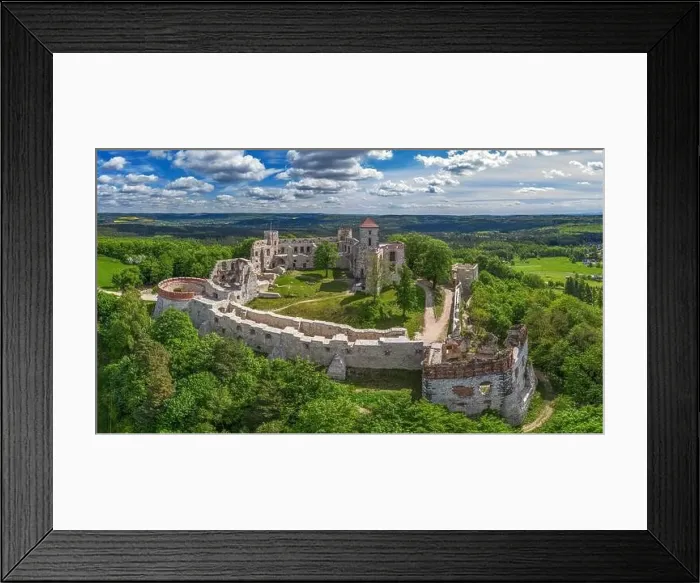 Framed Print : Trail of the Eagles Nests - Tenczyn Castle in Rudno Framed Print : Trail of the Eagles Nests - Tenczyn Castle in Rudno