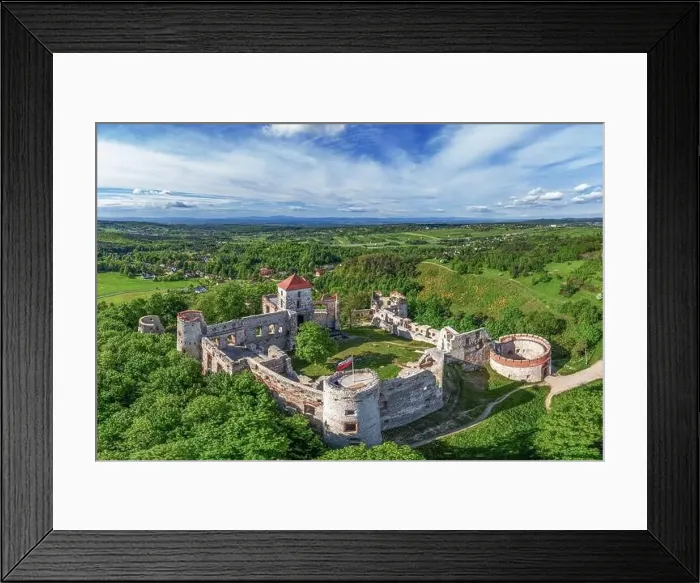 Framed Print : Trail of the Eagles Nests - Tenczyn Castle in Rudno Framed Print : Trail of the Eagles Nests - Tenczyn Castle in Rudno
