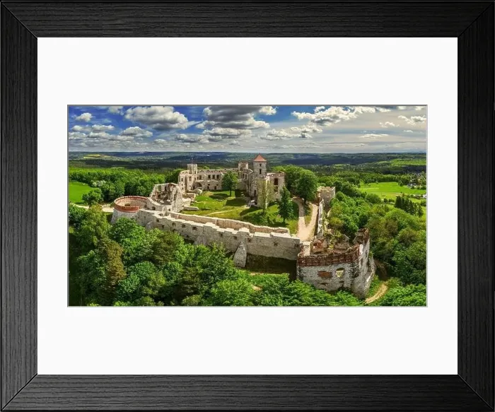 Framed Print : Trail of the Eagles Nests - Tenczyn Castle in Rudno Framed Print : Trail of the Eagles Nests - Tenczyn Castle in Rudno