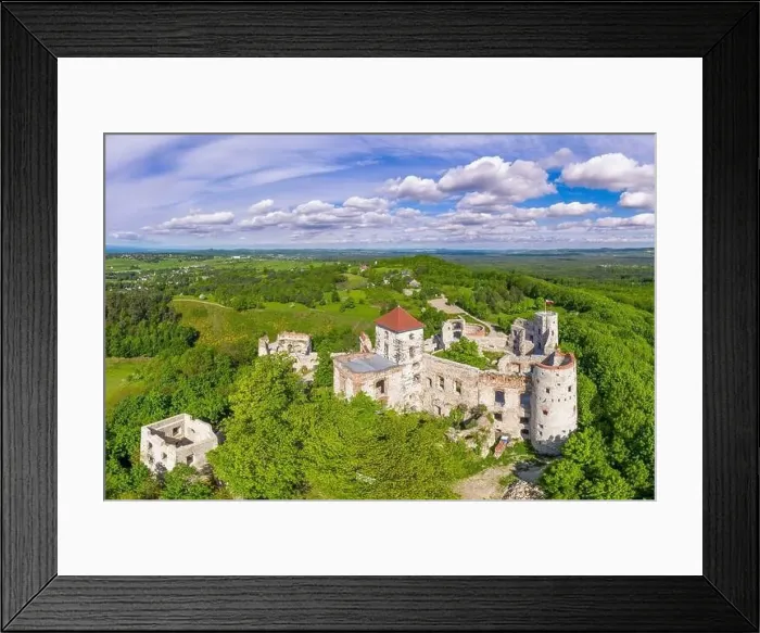Framed Print : Trail of the Eagles Nests - Tenczyn Castle in Rudno Framed Print : Trail of the Eagles Nests - Tenczyn Castle in Rudno