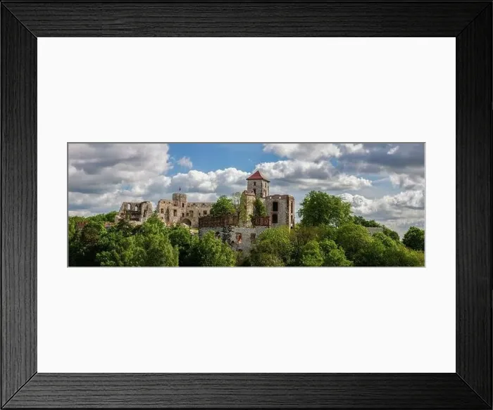 Framed Print : Trail of the Eagles Nests - Tenczyn Castle in Rudno Framed Print : Trail of the Eagles Nests - Tenczyn Castle in Rudno