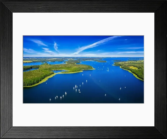 Framed Print : Masuria - the land of a thousand lakes Framed Print : Masuria - the land of a thousand lakes