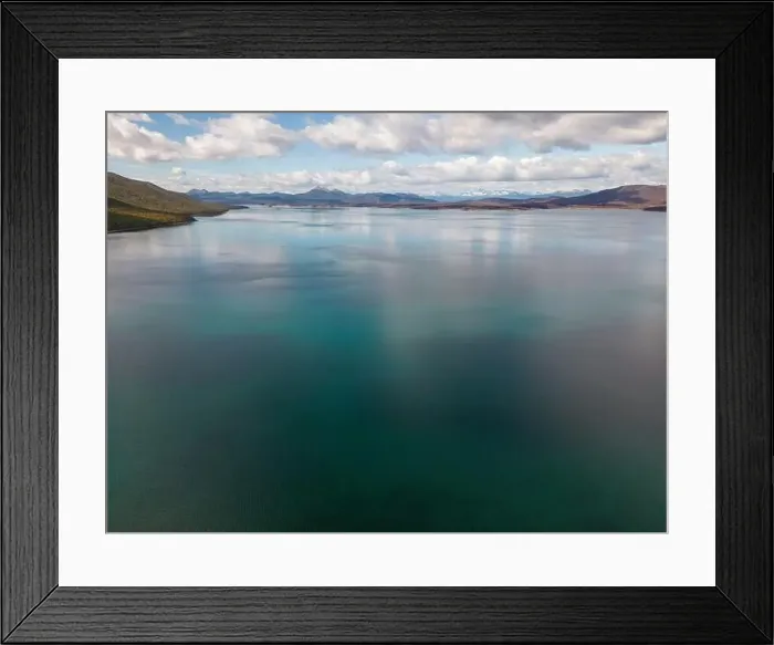 Framed Print : Aerial view of picturesque Lago Yehuin on the island Tierra del Fuego, Argentina, South America Framed Print : Aerial view of picturesque Lago Yehuin on the island Tierra del Fuego, Argentina, South America