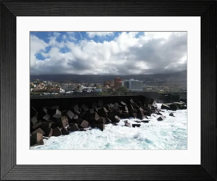 Framed Print : Tenerife Puerto de la Cruz aerial view Framed Print : Tenerife Puerto de la Cruz aerial view