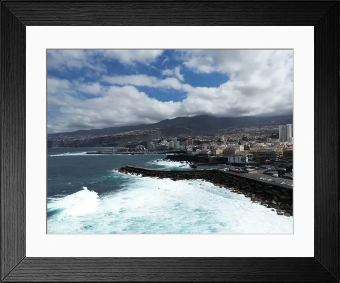 Framed Print : Tenerife Puerto de la Cruz aerial view Framed Print : Tenerife Puerto de la Cruz aerial view
