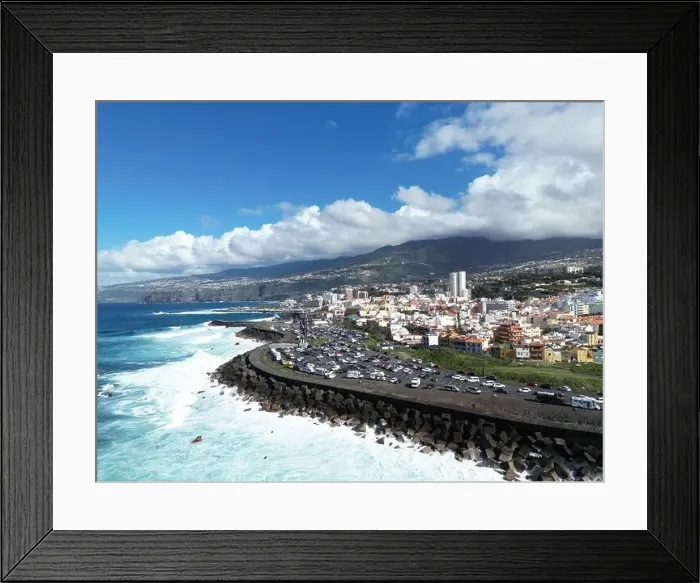 Framed Print : Tenerife Puerto de la Cruz aerial view Framed Print : Tenerife Puerto de la Cruz aerial view